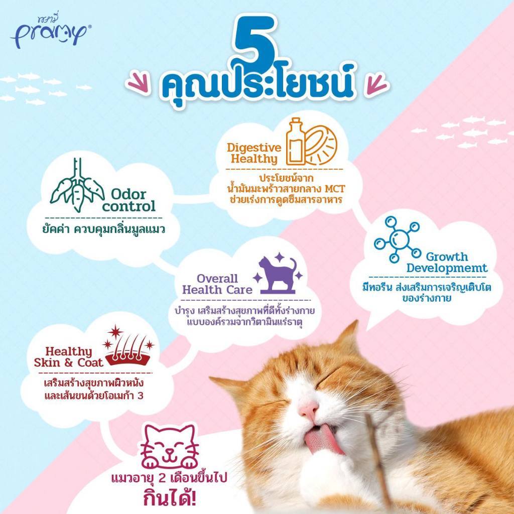[ยกโหล12ซอง] Pramy อาหารเปียกแมวพรามี่ ส่งทุกวัน(คละรสชาติได้) - ภาพที่ 4