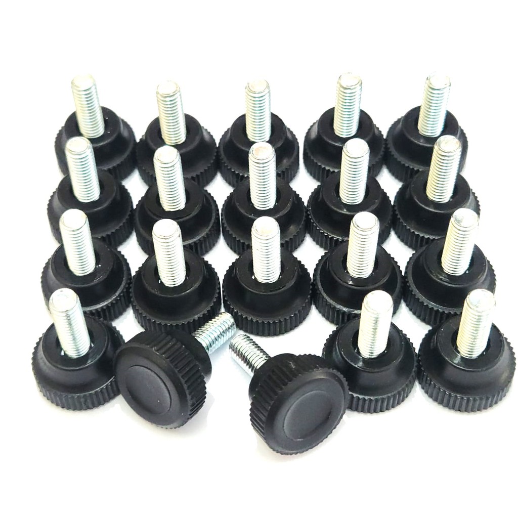 Parafuso M6 x 15mm com Manípulo para Bumbo de Bateria 20un