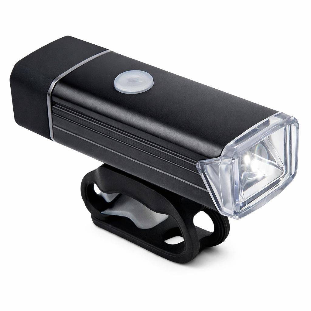 Farol Dianteiro para Bicicleta e Lanterna LED Recarregável USB Alumínio 4 Modos