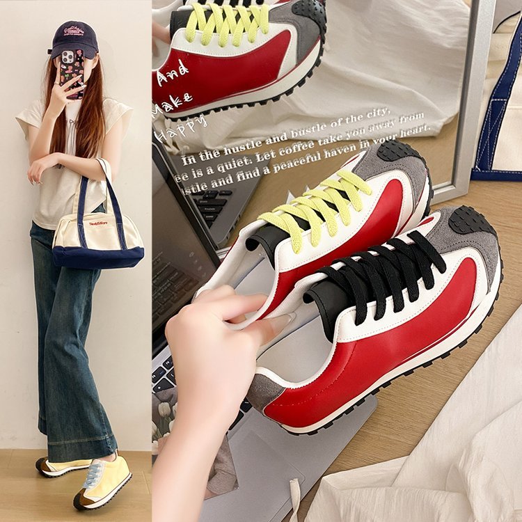 Tênis feminino cor combinando rendas tênis sola macia antiderrapante tênis casuais sapatos femininos tênis femininos