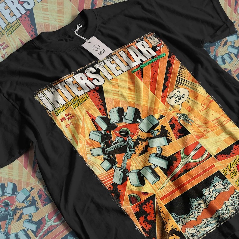 Camiseta Masculina Feminina Oversized Camisa Streetwear Vintage Aesthetic Interstellar Estilo Urbano