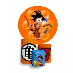 Kit Capa de Painel + Trio Capas de Cilindro Veste fácil - Dragon Ball + Brinde | Envio Rapido