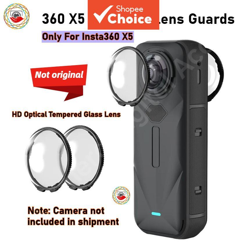 Protetor De Lente Premium HD Capa Protetora De Vidro Temperado Óptico Para Acessórios De Câmera De Ação Insta360 X5