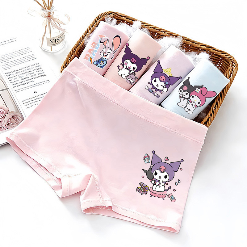 5 peças-cuecas boxer infantis de algodão puro cuecas boxer para meninas cuecas de bebê