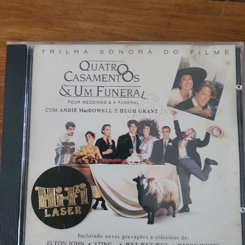 CD Vários Artistas Quatro Casamentos e Um Funeral