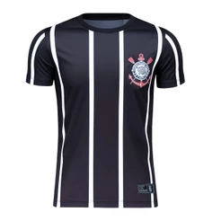 Camisa Corinthians Infantil Listra Dry Preto Licienciado