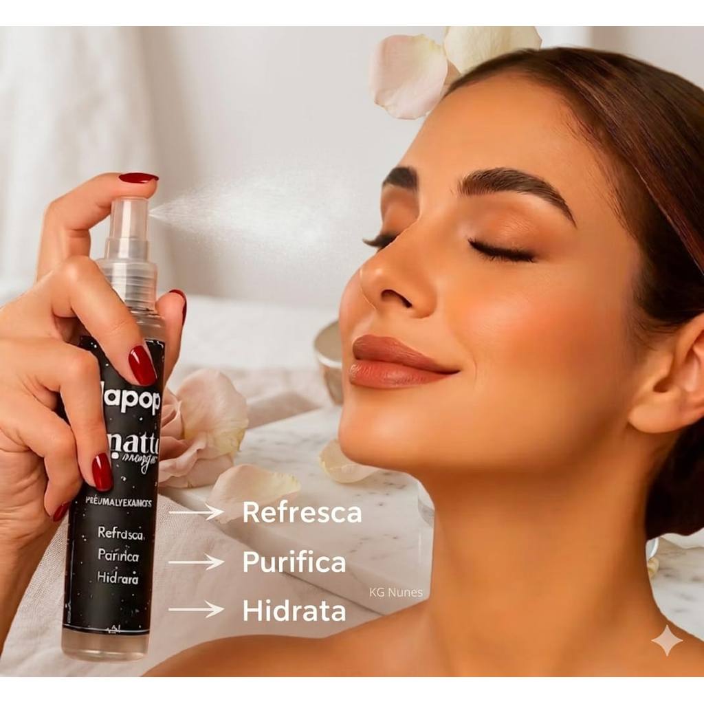 Detalhes do Kit Blindagem Poderosa 15 ml efeito 3 em 1 + Bruma Matte Dapop Make Maquiagem Perfeita de Alta Duração