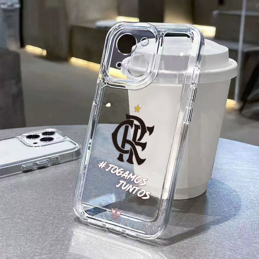Softcase Samsung Flamengo Logotipo Para A15 A55 A54 A35 A05S A14 A34 A05 A03 S20 S21 S23 FE S24 S23 S25 ULTRA M53 M23 Ca