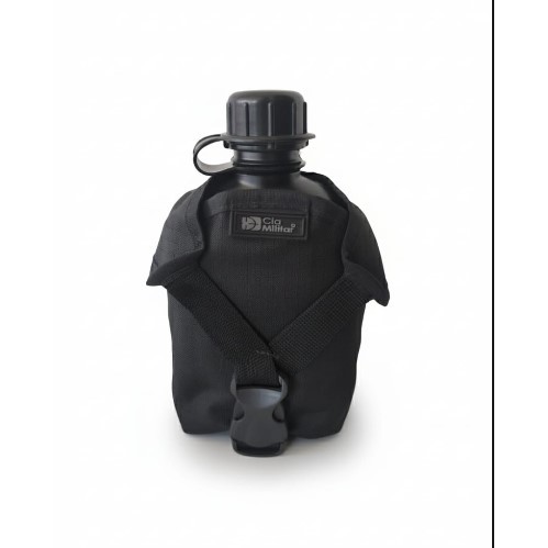 KIT CANTIL 900ML + PORTA CANTIL REFORÇADO - PRETO