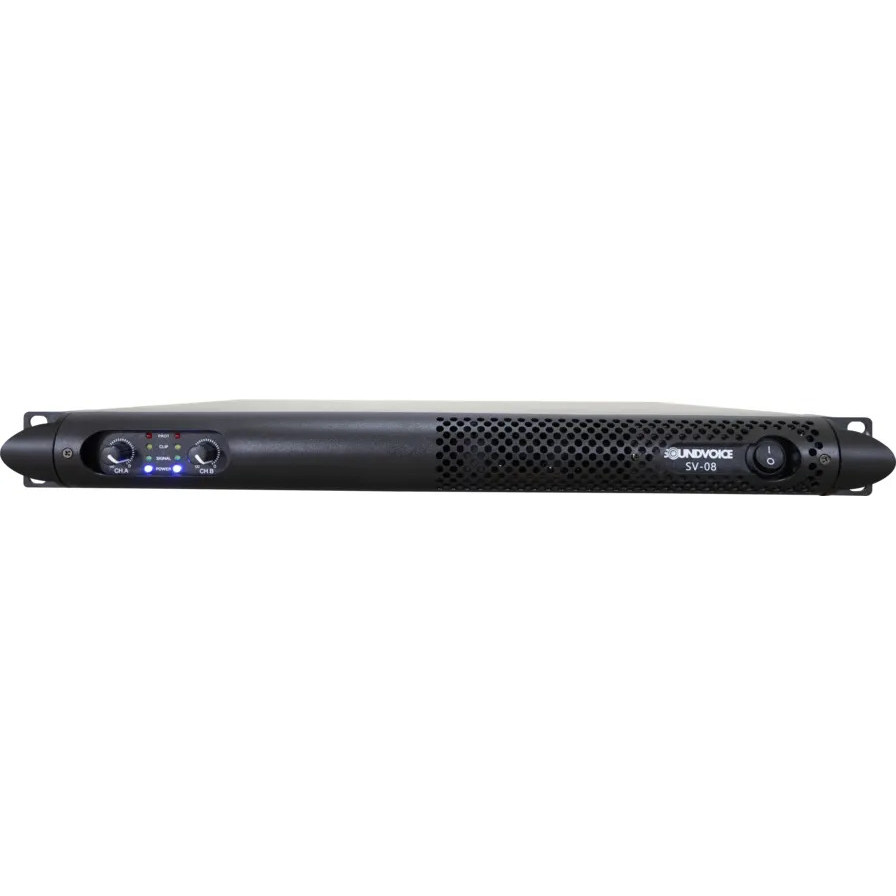 Amplificador 800w Soundvoice Sv-08 Banda Igreja Evento Casa Preto 800 W 127/220v