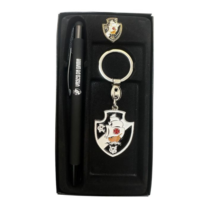 Kit Executivo (Caneta, Pin, Chaveiro)  - Vasco