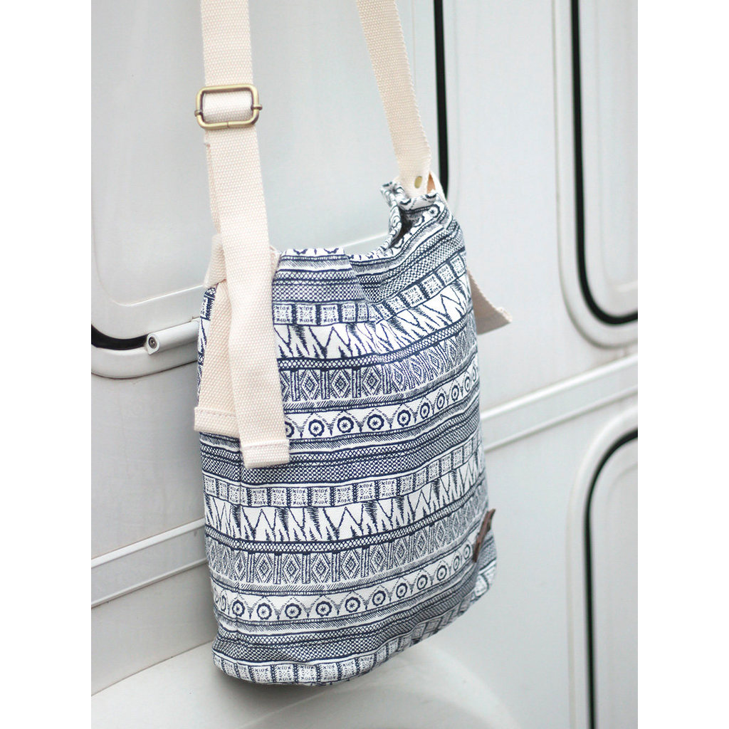 Sobag japonês Harajuku estilo impresso bolsa de lona feminina mensageiro pequeno saco estudante saco de pano fresco All-