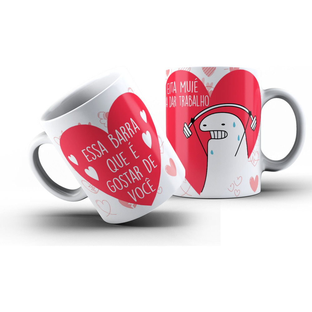 Caneca 325ml Flork Essa Barra Que É Gostar