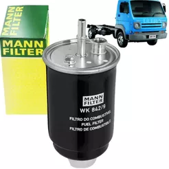 Filtro Combustível Diesel VW Volkswagen Delivery 5-140 E / 8-150 e - 4.08TCE - 2005/… (Mann Filter WK842/9)