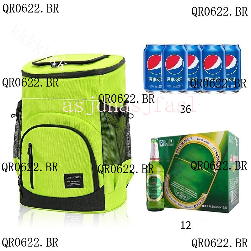Mochila Térmica Portátil À Prova D'água 33L De Grande Capacidade Para Piquenique Promoção De Cerveja Fria Ao Ar Livre em Oferta na Shopee