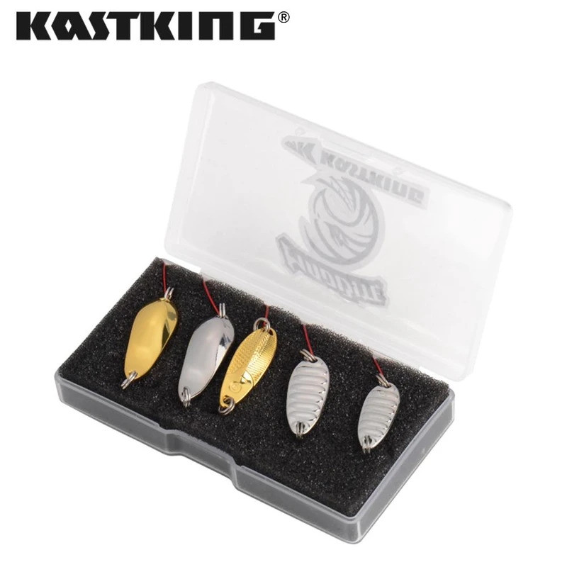 Kits de Iscas de Pesca KastKing Swim Jigs, Conjunto de 5 Peças 2/2,5/3g, Lantejoulas de Escamas de Peixe Biônicas em Lig