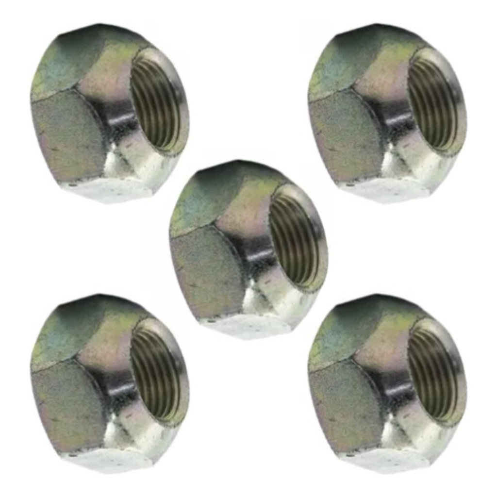 Kit 5x Porca De Roda Dt/ts 5/8 Esquerda 27 Ford F350 F4000