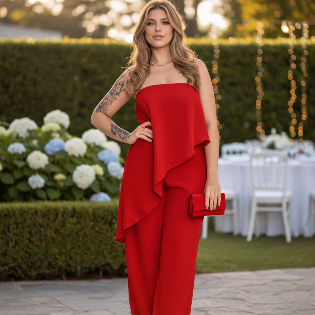 Conjunto Duna Blusa Tomara Que Caía E Calça Pantalona Pluz zize do GG ate G2 em Oferta na Shopee