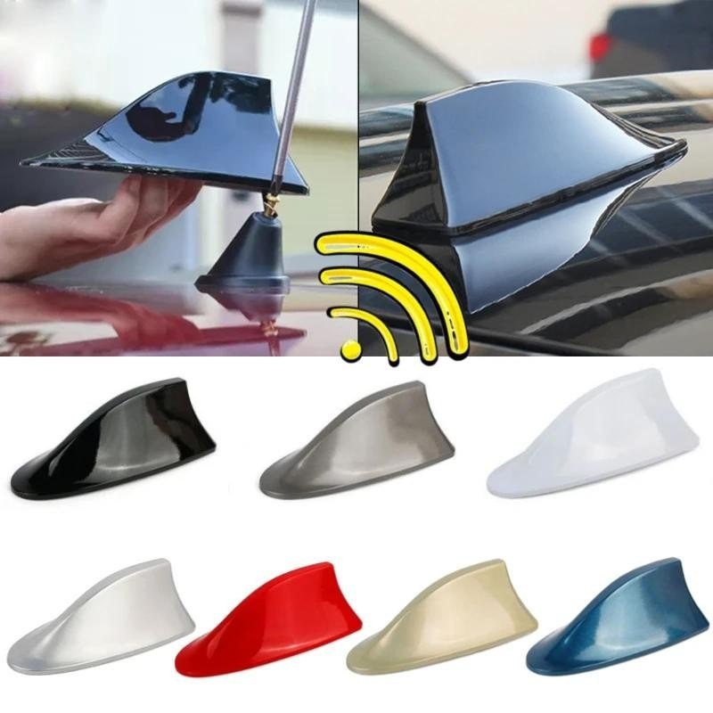 Base de Antena de Barbatana de Tubarão para Carro, Antena de Rádio de Substituição, Acessórios Exteriores de Teto 4RPZ