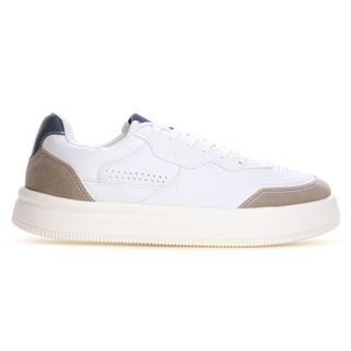 Tênis Reserva Troy Camurça Branco Bege e Azul - Masculino em Oferta na Shopee