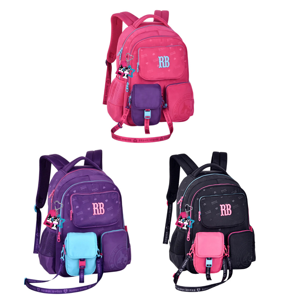 Mochila de Costas Rebecca Bonbon 2 em 1 Urban Mix 17,5 Rebeca Bombom