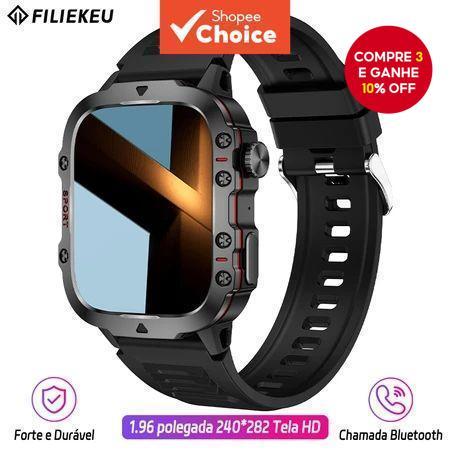  Smartwatch 2026 à prova d'água 3ATM, Bluetooth, chamada, smartwatch esportivo para uso ao ar livre.