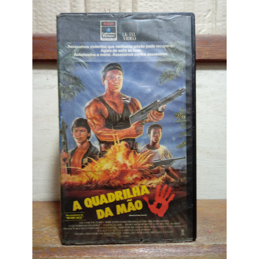 vhs A Quadrilha Da Mão - James Remar