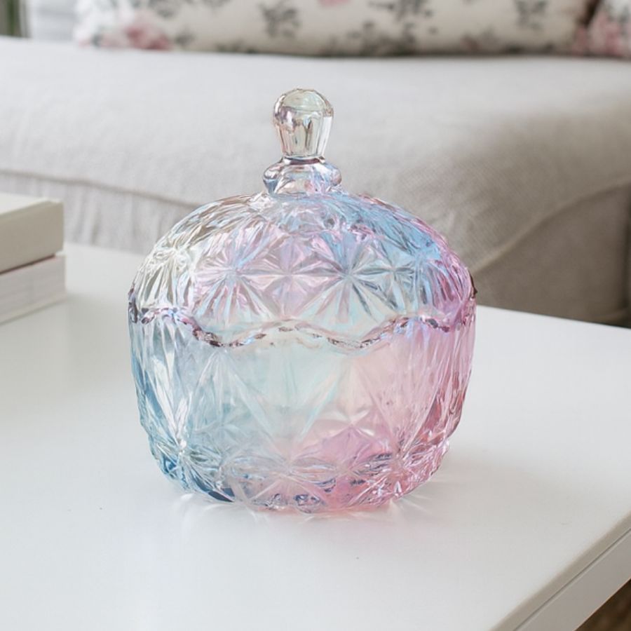 Bomboniere de Vidro Cristalino Romênia Silver 250/645ml em Oferta na Shopee