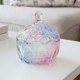 Bomboniere de Vidro Cristalino Romênia Silver 250/645ml em Oferta na Shopee