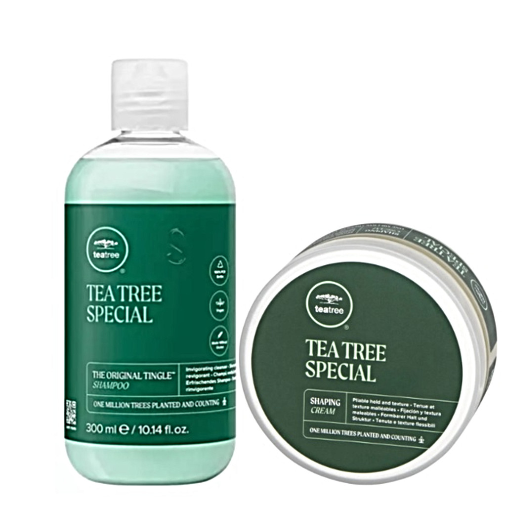 Kit Paul Mitchell Tea Tree Special- Shampoo 300ml + Pomada Tea tree 85g