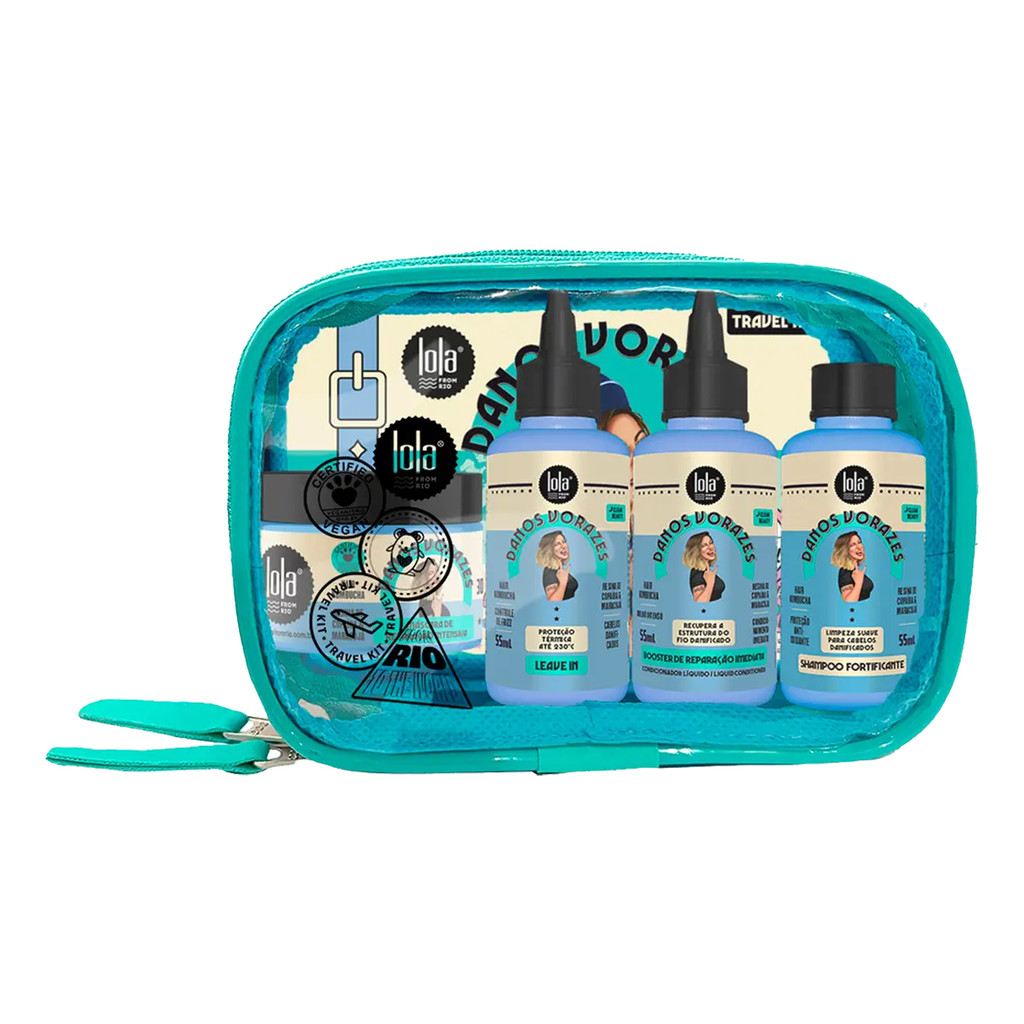 Kit Danos Viagem Lola Cosmetics Necessaire em Oferta na Shopee