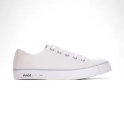 Tênis Coca Cola Plaza Canvas Branco - Feminino