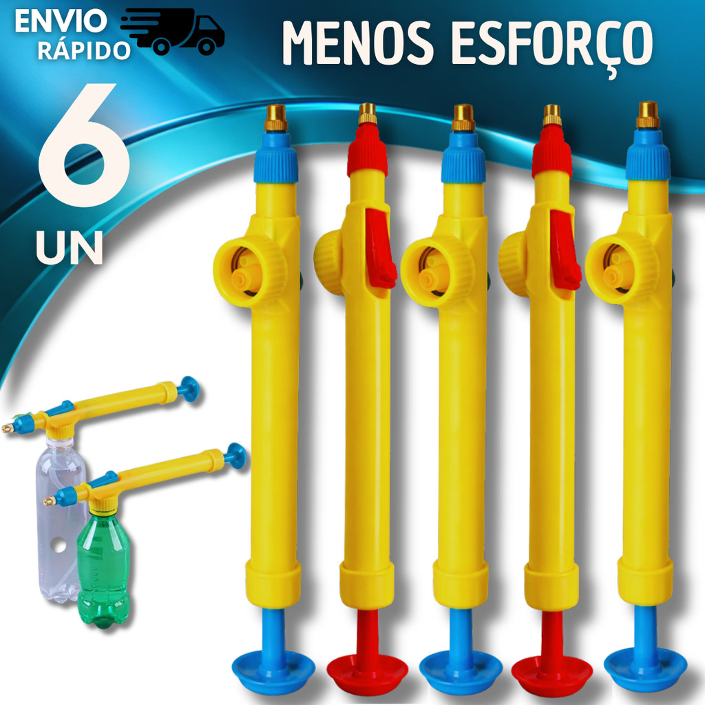 Combo 6/3/2/1 Pulverizador Borrifador Ambientes Para Garrafas Pet Multiuso Qualidade Garantida Borrifadores