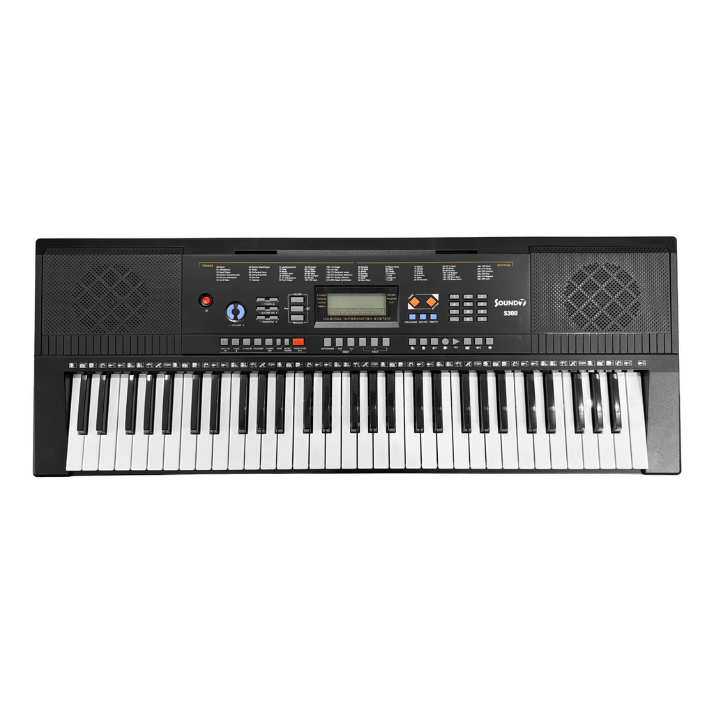 Teclado Musical Concert S300 Sound7 61 Teclas Usb Estudante