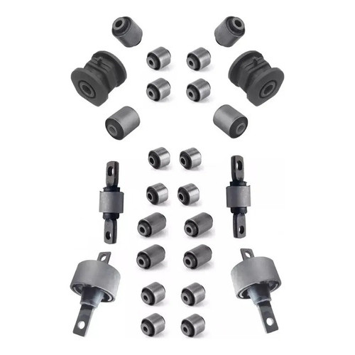 Kit Bucha Suspensão Dianteira Traseira Honda Civic 1996/2000