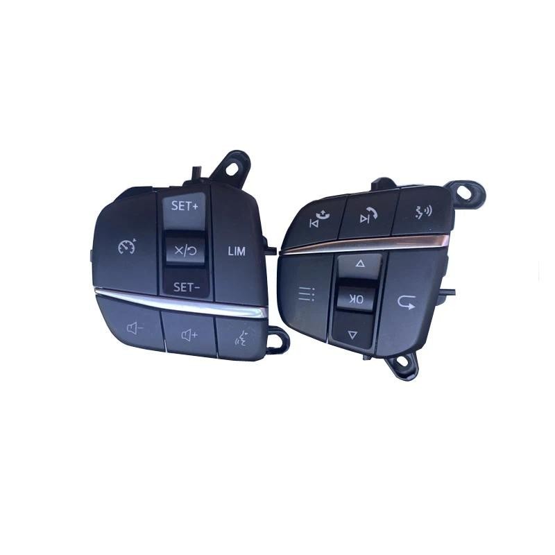 Botões Do Carro Volante Controle De Cruzeiro Velocidade LIM Multifuncionais Para Ford MK4 Fiesta 2019 2020