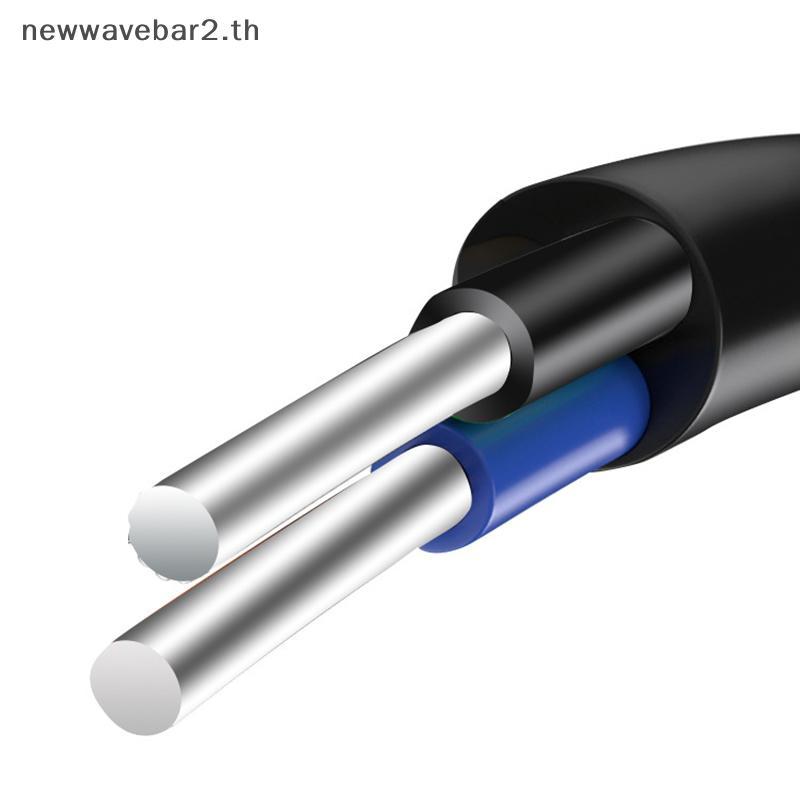 waveba 0.8/1M Cabo USB Linha De Carregamento Buraco Cobre Terno 5V Lanterna Barbeador Máquina De Cortar Cabelo Fio Único