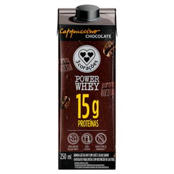 BEBIDA LÁCTEA CAPPUCCINO POWER CHOCOLATE 3 CORAÇÕES 250ML