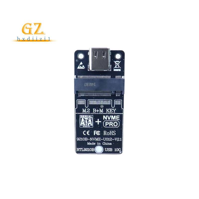 [gzhxdiizi1] M . 2 SSD Gabinete RTL9210B Placa Adaptadora De Protocolo Duplo NVMe/NGFF Adaptador De Disco Rígido Externo