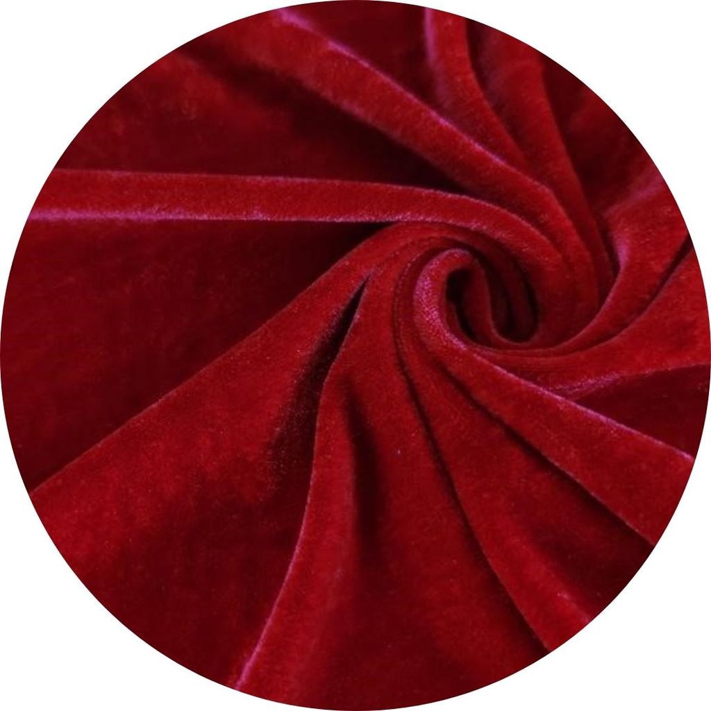 Tecido Veludo Molhado Cristal 1,50m Largura Malha Veludo Vermelho Preto Varias cores para Vestido Decoração Almofada