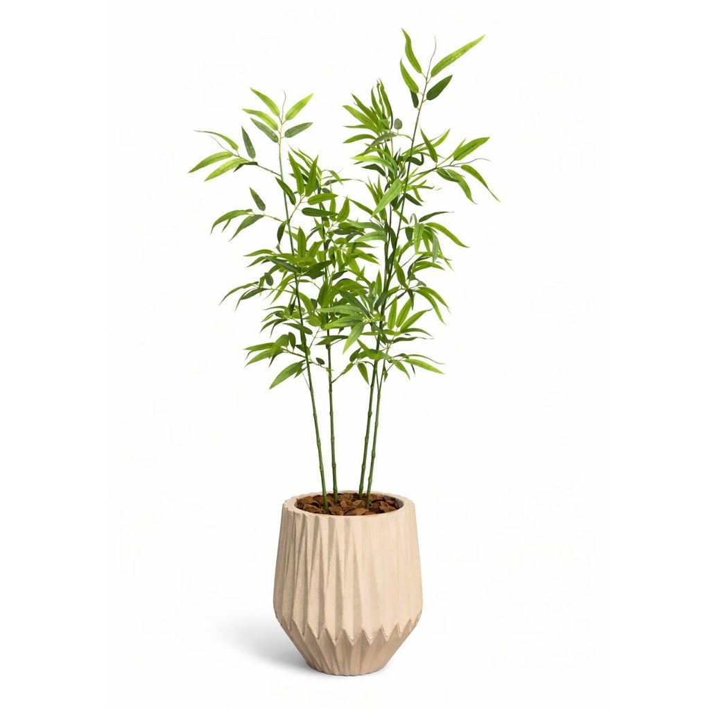 Bambu Artifical Árvore Grande Flores Artificial Com Vaso Decoração