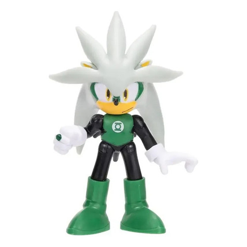 Boneco Silver Green Lanterna Verde Dc 6cm Sonic Warner Sunny