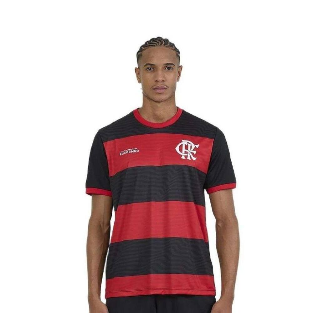 Camisa Flamengo Emoção Braziline - Masculino - Vermelho