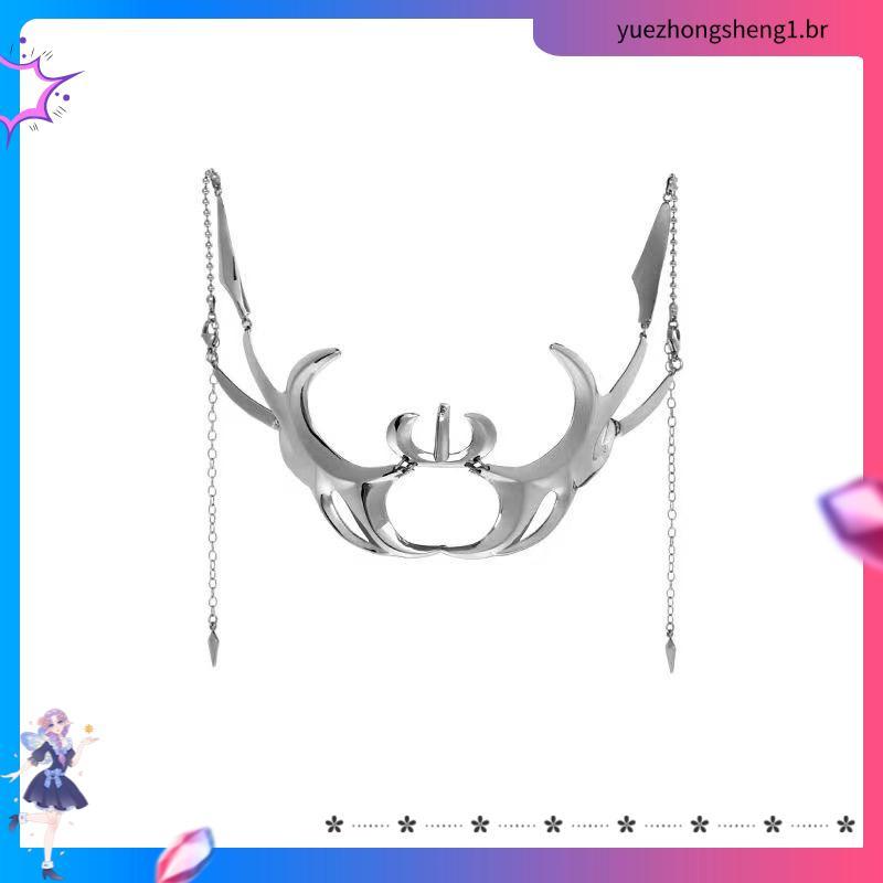 Zona Moda Gótica Cyber Punk Irregular Prata Cor Oca Mulheres Homens Festa Individuação Individual