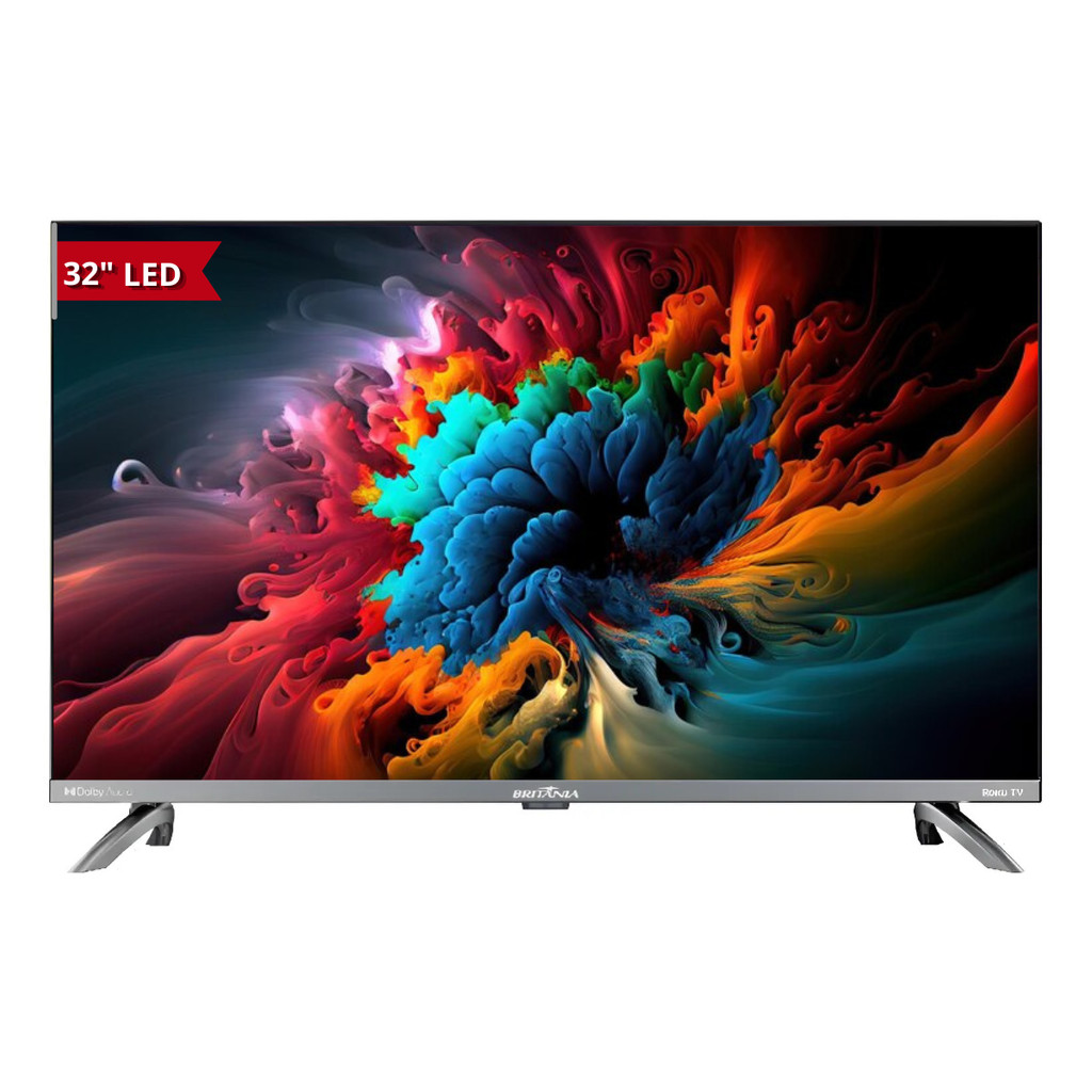 SMART TV 32 POLEGADAS ROKU HD LED BRITÂNIA DOLBY AUDIO