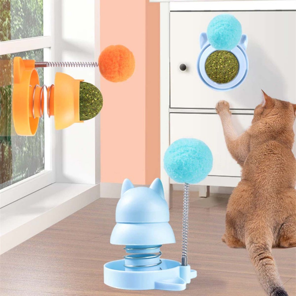 Bola De Erva-De-Gato Da Sorte Lambendo Brinquedo De , Aliviando O Tédio , Bastão De Provocação molar