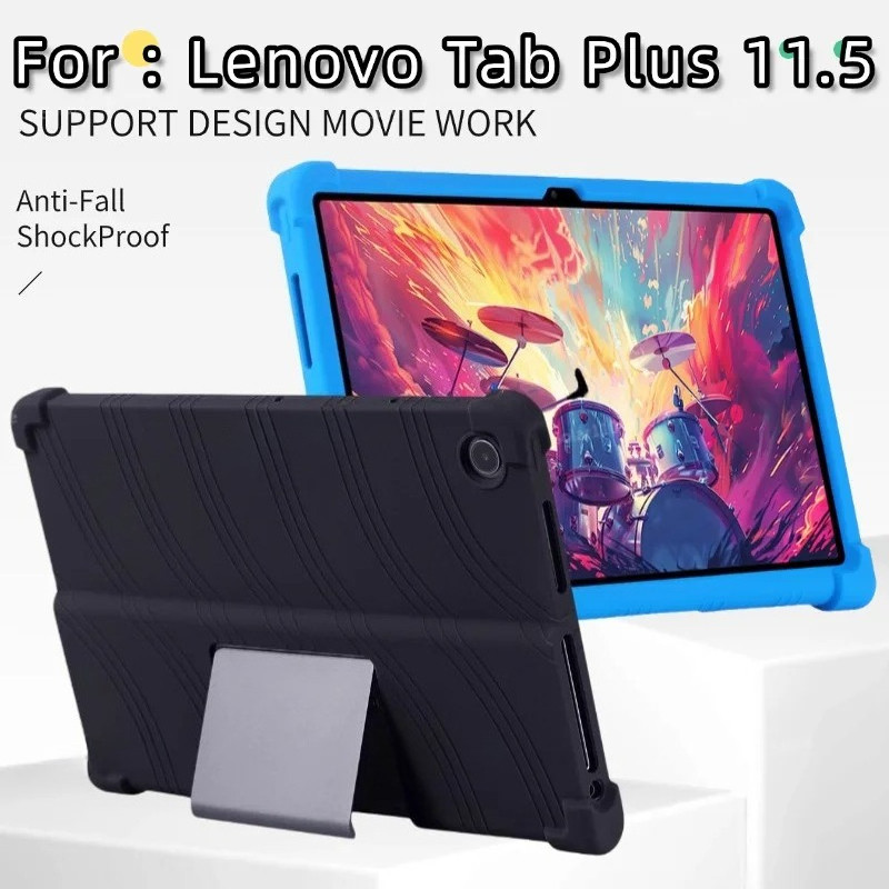 Capa Para Lenovo Tab Plus 11.5 " TB351FU 11.5 Xiaoxin Pad Estúdio 2024 11.5 À Prova De Choque Silicone Macio Ajustável S