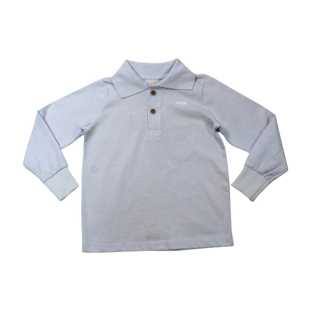 Camisa Polo Infantil Manga Longa Básica 97014 - Angerô