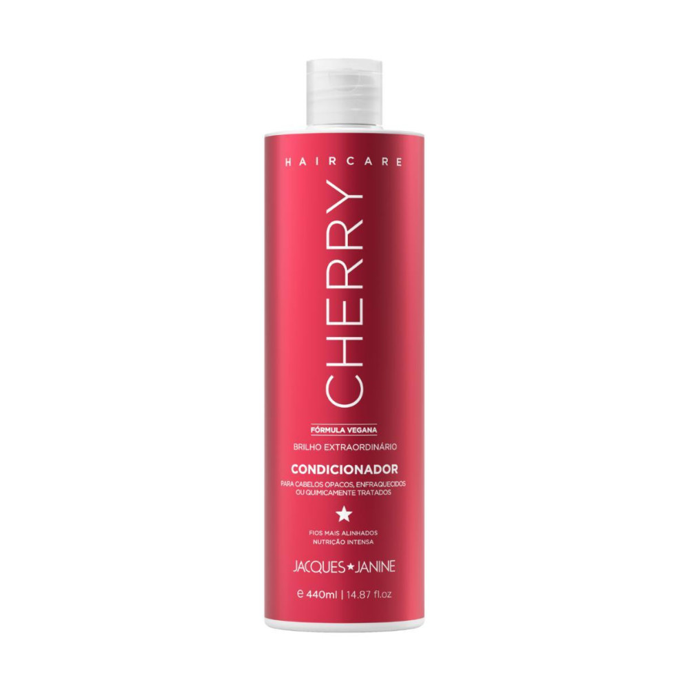 Kit Jacques Janine Hair Care Cereja Cherry Shampoo 450ml Condicionador 440ml Máscara 400g Spray 120ml · foto 2