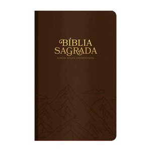 Bíblia Sagrada AEC - Letra Grande - Capa Marrom